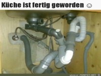 Die K�che ist fertig