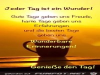 Jeder Tag ist ein Wunder