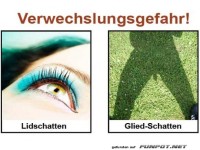Verwechslungsgefahr bei Schattenarten