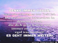 Es geht immer weiter