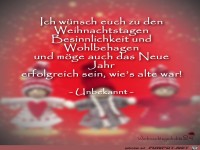 ich wnsch euch zu den Weihnachtstagen.....