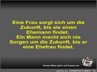 Eine Frau sorgt sich um die Zukunft