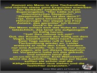 Kommt ein Mann in eine Tierhandlung und m�chte etwas ganz...