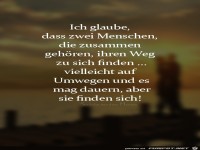 Glaube das zwei Menschen