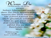 Wenn du einen lieben Menschen weit