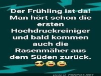 Fr�hling und die R�ckkehr der Gartenger�te