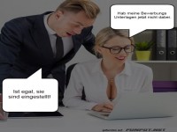 Lustiges B�rogespr�ch zur Bewerbung