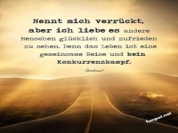 Das Leben ist keine Konkurrenz, sondern eine Reise