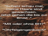 Lustiger Dialog �ber Haarl�nge und Reaktion
