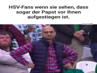 HSV-Fans und der Papst-Witz