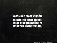 �berraschung: Freundlichkeit �berlebt!