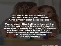 Demokratie oder Pony im Wohnzimmer?