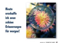 heute erschaffe ich