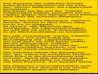 M�dchen mit Lippenstift......