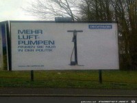 mehr Luft pumpen........