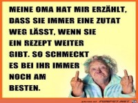 meine Oma hat mir erz�hlt:......