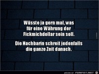 neue W�hrung.....