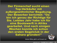 Der Firmenchef sucht einen Top-Verk�ufer mit...