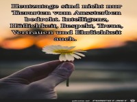 Heut zu Tage sind nicht nur Tierarten bedroht