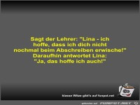 Sagt der Lehrer