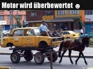 Pferdekutsche-statt-Motorauto.jpg auf www.funpot.net