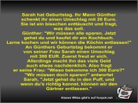 Sarah hat Geburtstag
