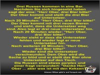 Drei Russen kommen in eine Bar