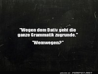 Dativ-Drama: Wem geh�rt die Grammatik?