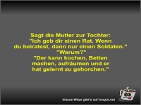 Sagt die Mutter zur Tochter
