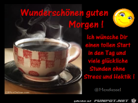 Wunderschoenen guten Morgen