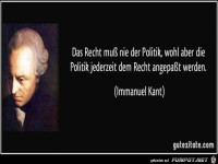 das recht muss nie