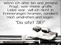 Wenn ich lter bin und...