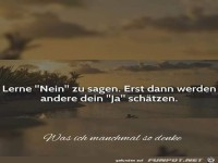 Lerne nein zu sagen