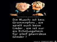 Die Muschi ist kein Grammophon