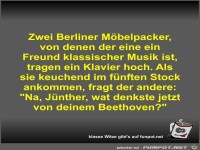 Zwei Berliner Mbelpacker