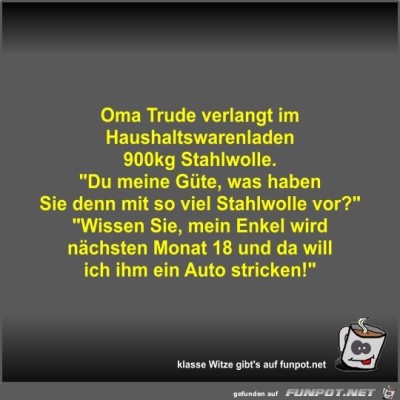 Oma-Trude-verlangt-im-Haushaltswarenladen-900kg-Stahlwolle.jpg von Fossy