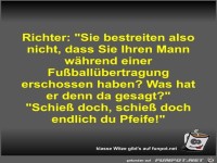 Richter: Sie bestreiten also nicht