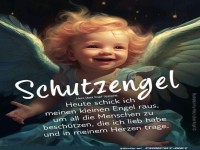 Heute schicke ich meinen kleinen Engel aus