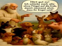 Himmlische Hunde und pferdige Predigt