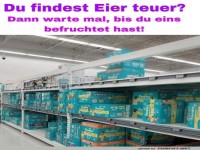 Teure Eier? Warte, bis es ernst wird!