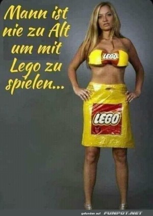 Mann-ist-nie-zu...Lego.jpg auf www.funpot.net