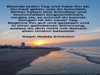 beende jeden tag und hake