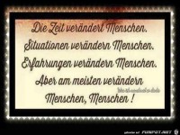 Die Zeit veraendert Menschen