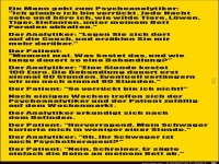 jede Nacht sehe und h�re ich wilde Tiere.......