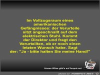 Im Vollzugsraum eines amerikanischen Gef�ngnisses