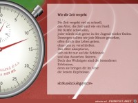 Gedicht - Wie die Zeit vergeht