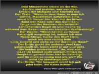 Drei M�useriche sitzen an der Bar