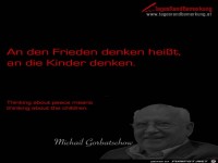 an den Frieden denken