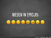 Niesen in Emojis
