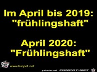 Der Fr�hling im April